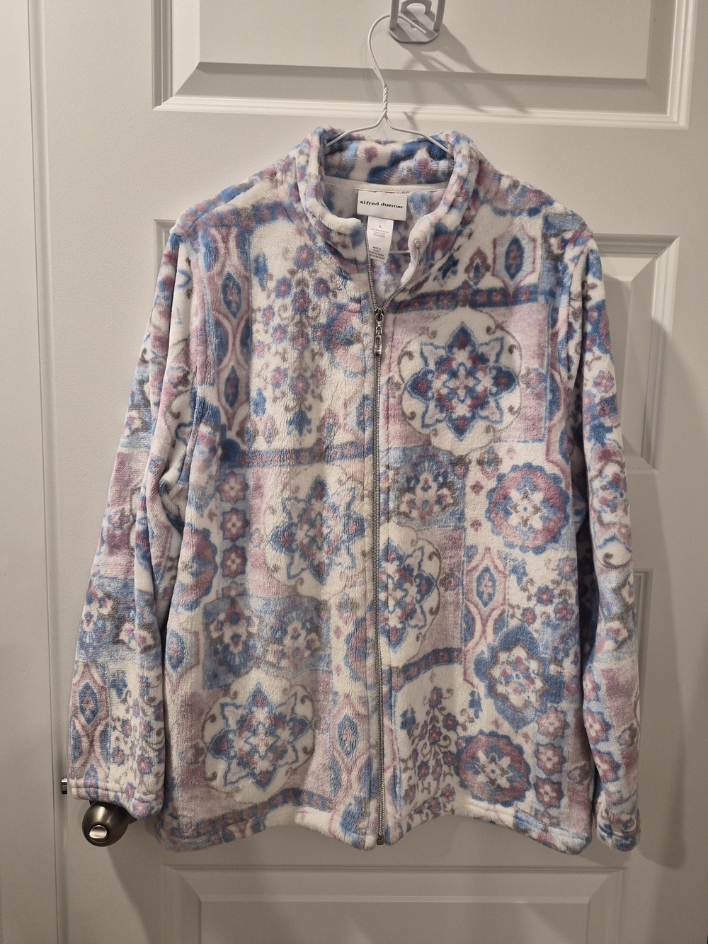 Alfred Dunner Zip Fleece Jacket